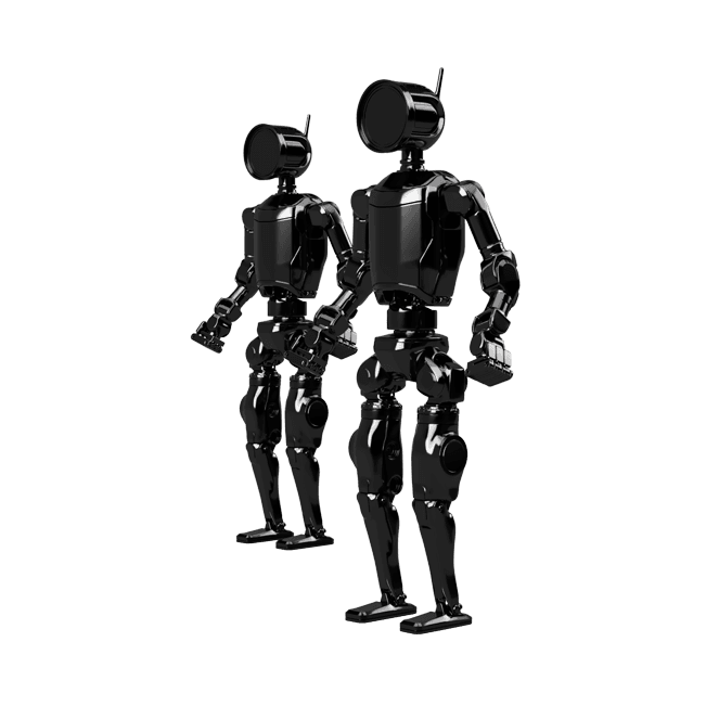 H Team humanoid robot render