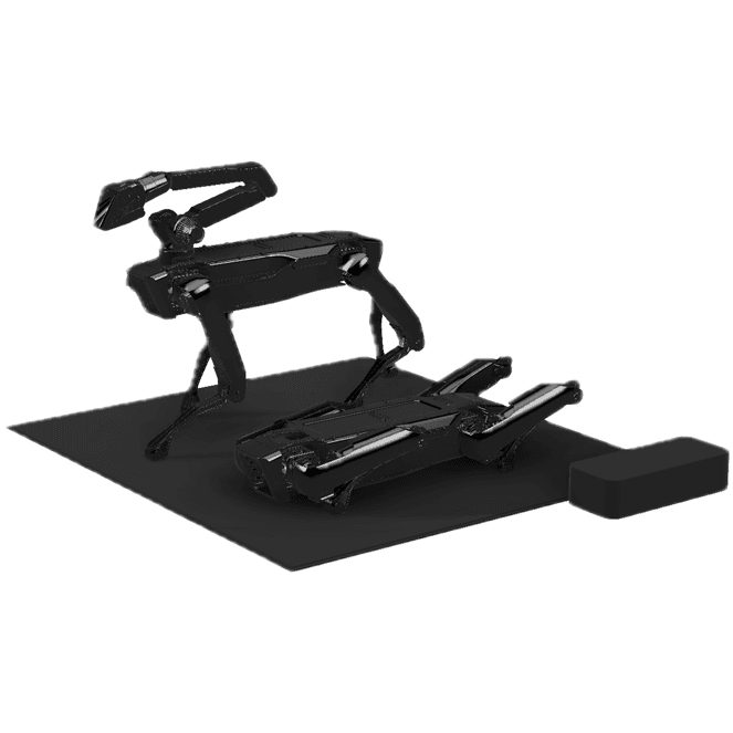 X Team quadruped robot render