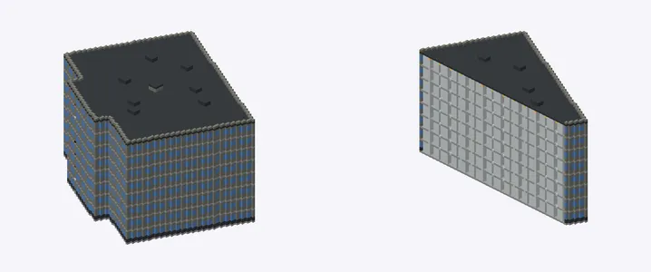 Exterior and cutaway of 人事院