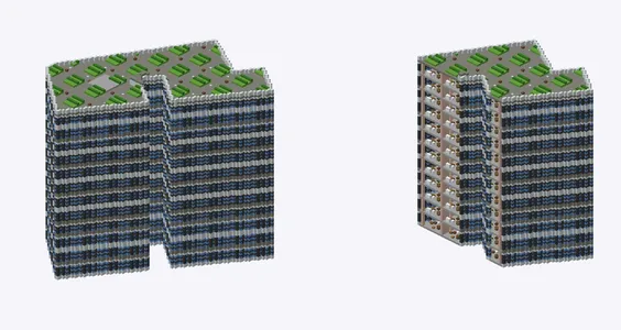 Exterior and cutaway of マロニエゲート銀座1