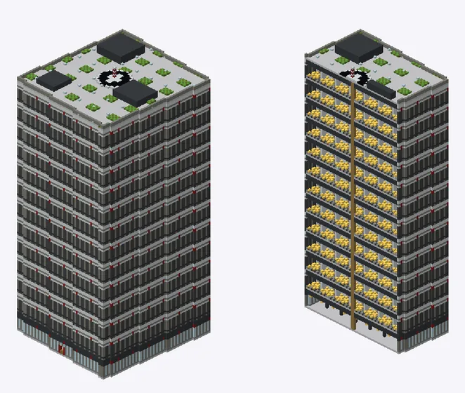 Exterior and cutaway of 東京消防庁