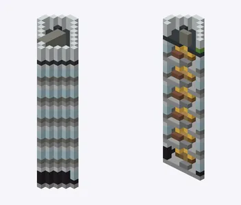 Exterior and cutaway of 銀座片桐ビルⅡ