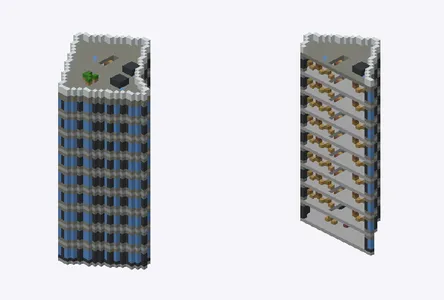Exterior and cutaway of Sprout