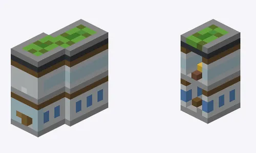 Exterior and cutaway of 日本橋観光案内所